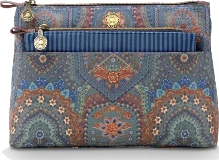 Pip Studio Caryn Cosmbags Combi Blue Pip Studio Caryn Cosmbags Combi Blue