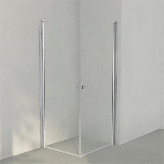 INR Iconic Nordic Rooms Dusjhjørne Linc Angel Original, Klart Glass, Timeless Glass Matt Aluminium / 80x90cm INR Iconic Nordic Rooms Dusjhjørne Linc Angel Original, Klart Glass, Timeless Glass Matt Aluminium / 80x90cm