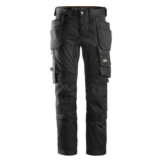 Snickers Workwear AllroundWork 6241 Stretch Arbeidsbukse Herre Sort Str. 50