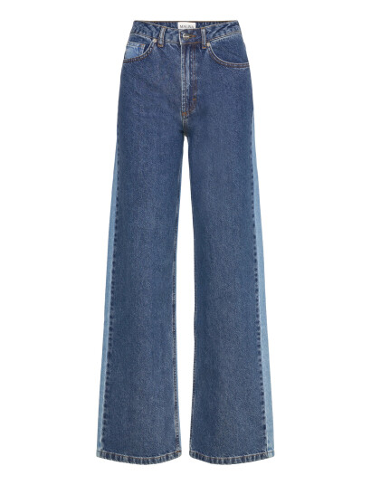 Malina Katia High Rise Wide Jeans - Blue - 25