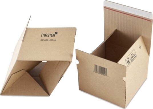 Postæske Master"in Performance Udvendig Dim: 236 X 166 X 95 Mm Indre Dim: 230 X 160 X 80 Mm 1 Lags   20 Stk.
