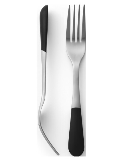 Design House Stockholm Stockholm Fork Dinner 2 Pcs Set - Silver - L:20CM Design House Stockholm Stockholm Fork Dinner 2 Pcs Set - Silver - L:20CM