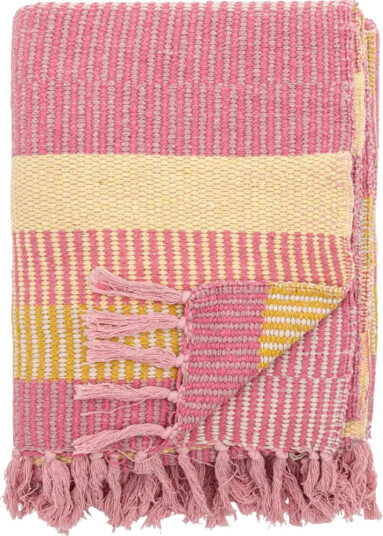Creative Collection Isnel Pledd Rosa Resirkulert Bomull Creative Collection Isnel Pledd Rosa Resirkulert Bomull