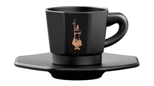 Bialetti RTATZ403, Sett, 0,075 l, Sort, Porselen, Kopp, Kaffe