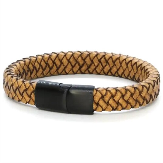Gammelt skinn Major armbånd brunt Gammelt skinn Major armbånd brunt