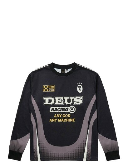 Deus Ex Machina Circuit Moto Ls Jersey Black L Deus Ex Machina Circuit Moto Ls Jersey Black L