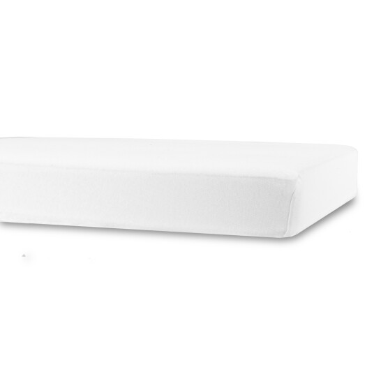 Nordstrand Home Barnevognlaken 36x98x10 cm Hvit formsydd jerseylaken til barnevogn
