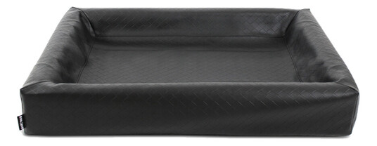 Biabed Original Black Square 80 x 100 cm Hundeseng i Svart Kunstskinn