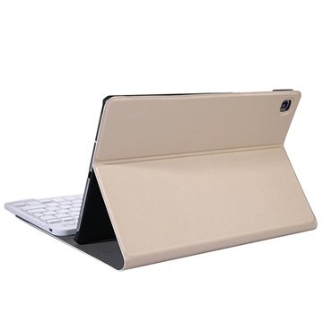 Samsung Galaxy Tab S6 Lite 2020/2022/2024 Etui med Bluetooth tastatur   Gull