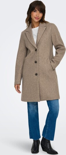 JDY Jdyecho Coat Otw Noos Beige L