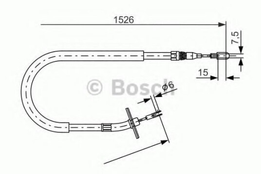 Bremsewire BOSCH 1 987 477 859
