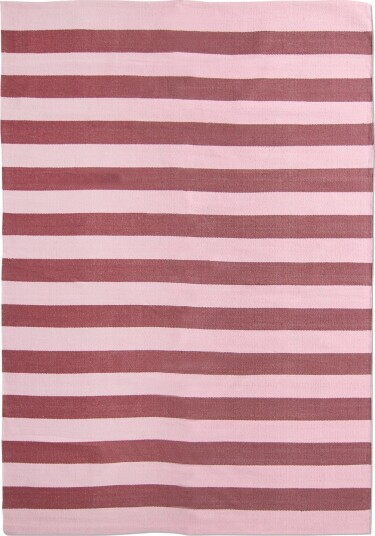 Bomullsteppe Nilo rosa Størrelse: 240 x 340 cm