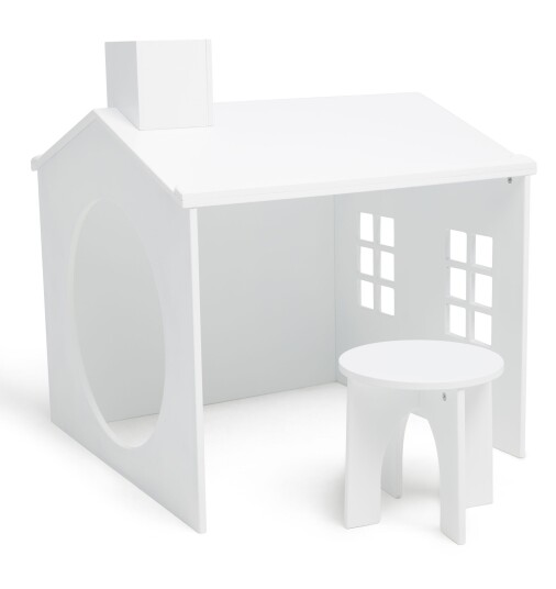 Alice &  Fox  Hus Tegnebord med Skammel Hvit