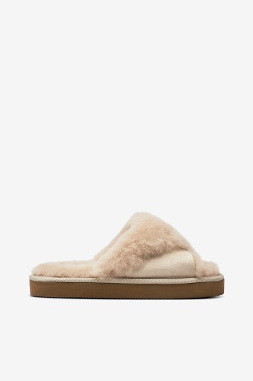 Shepherd Saueskinnstøfler Lydia Beige Shepherd Saueskinnstøfler Lydia Beige