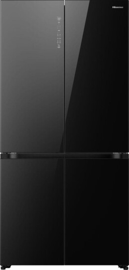 Hisense RQ768N4GBE Side-by-side Kombiskap med Berøringskontroll Svart
