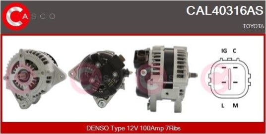 Dynamo CASCO CAL40316AS Dynamo CASCO CAL40316AS
