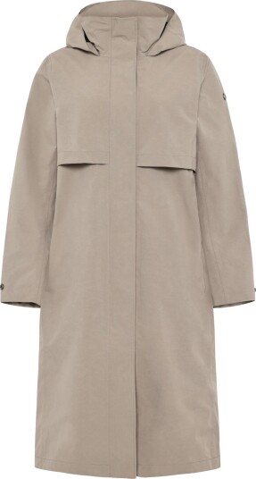 Didriksons Isolde Regnkåpe Dame Ash Brown 44(XXL)