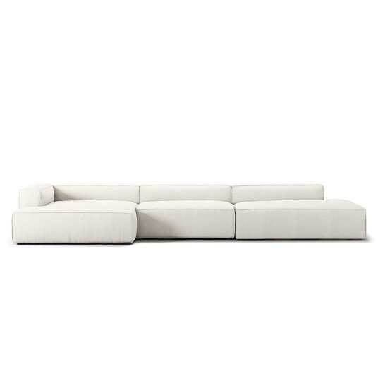 Decotique Grand 5 Setersofa åpen ende Høyre Steam White