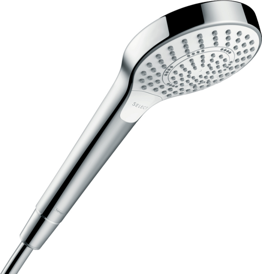 Hansgrohe Croma Select S Hånddusj Multi EcoSmart, Hvit/Krom Hansgrohe Croma Select S Hånddusj Multi EcoSmart, Hvit/Krom