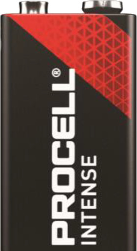 Duracell Procell Intense 10-pakning 9V Alkalisk Batteri 628 mAh