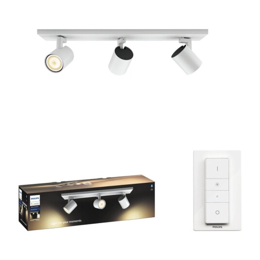 Philips Hue WA Runner Trippel Spot 3x5W Hvit - 60631 Philips Hue WA Runner Trippel Spot 3x5W Hvit - 60631