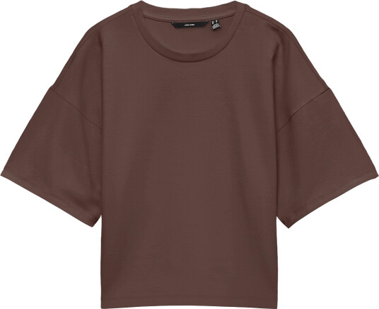 Vero Moda Vmkiara 2/4 O Neck Top Jrs Brown XS