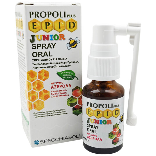 Hals Munnspray for barn Specchiasol EPID Oral Spray Junior 15ml