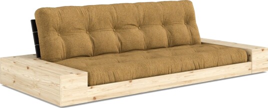 Karup Design Base Sovesofa Med Sideboks Svart Natt/642 Mellow Brown