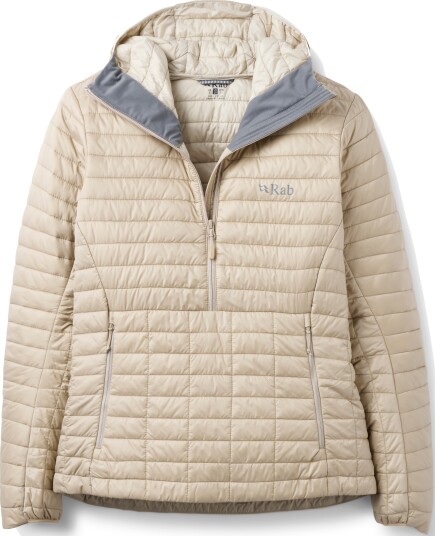 RAB Microlighter Pullover Hoody Dame Dark Pebble #CCB8A6) 12