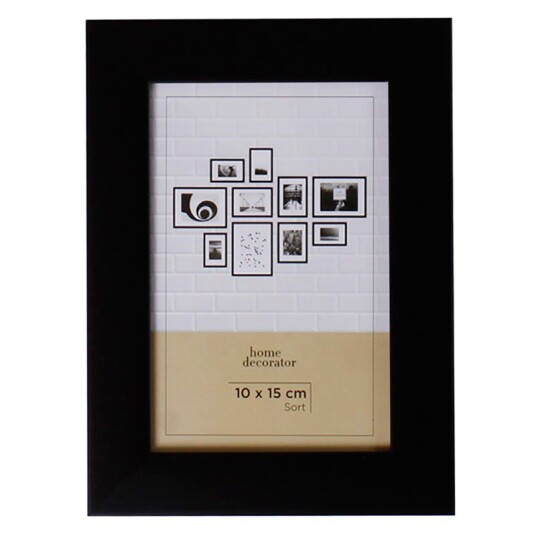 Home Decorator Billedramme (10x15cm) Sort