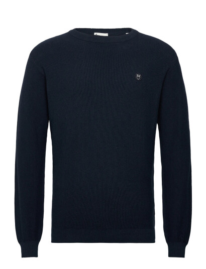 Knowledge Cotton Apparel Organic Cotton Pique Knit - Gots/Ve - Navy - XXL