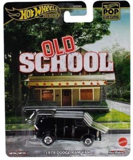 Hot Wheels Old School 1979 Dodge Ram Van Modellbil 1:64