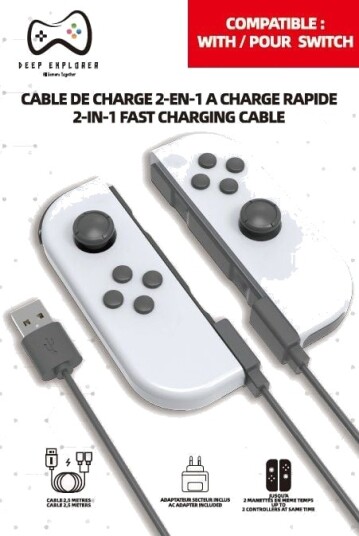 Deep Explorer 2-i-1 Lader Nintendo Switch
