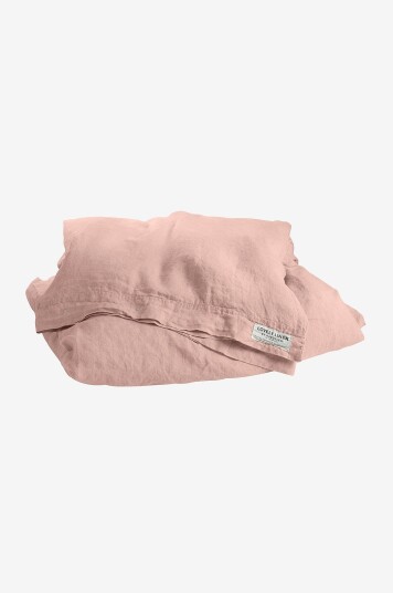 Lovely Linen Dynetrekk Misty i vasket lin Rosa Lovely Linen Dynetrekk Misty i vasket lin Rosa