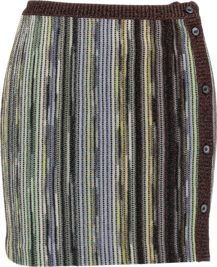Missoni Dame Skjørt Flerfarget S, Missoni Dame Skjørt Flerfarget S,