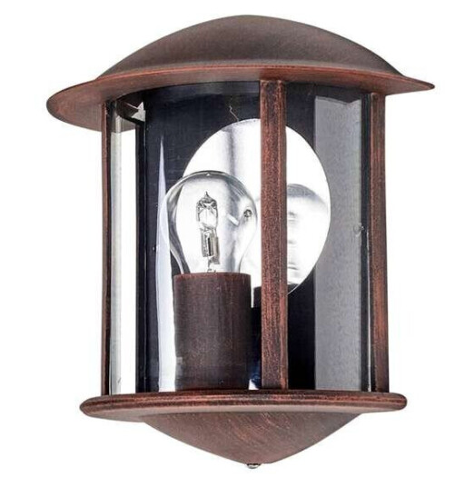 Lindby Den rustbrune LED utevegglampen Maelis Lindby Den rustbrune LED utevegglampen Maelis