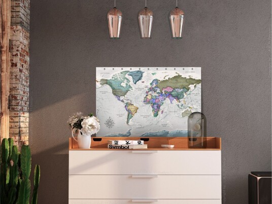 Tavle World Destinations 1 Part Wide 120X80 Artgeist sp. z o. o.