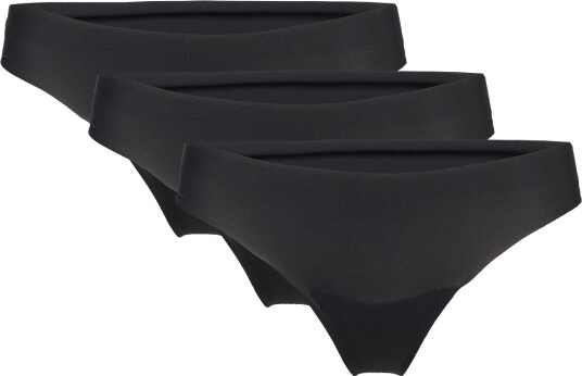 Hunkemöller 3-Pack Invisible String - Black - XS