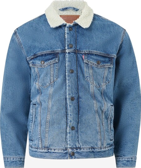 Levi's Denim jakke Relaxed Fit Sherpa Trucker Blå Levi's Denim jakke Relaxed Fit Sherpa Trucker Blå