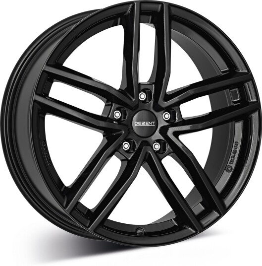 DEZENT TR black 7.5 x 17 CB66,60 ET36 5/112 7.5 x 17