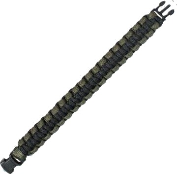 Rothco Paracord-armbånd Svart, Oliven