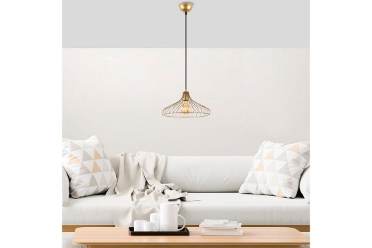 Taklampe Zairon Skinnende Gull Skinnende Gull