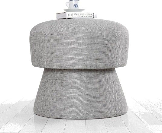 Gomer Sittepuff 45 cm Lys grå