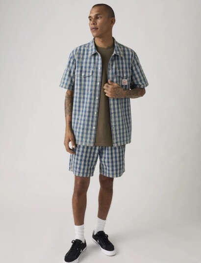 Levi"s® Pullon Work Short Summer Check Multi/patterned XL