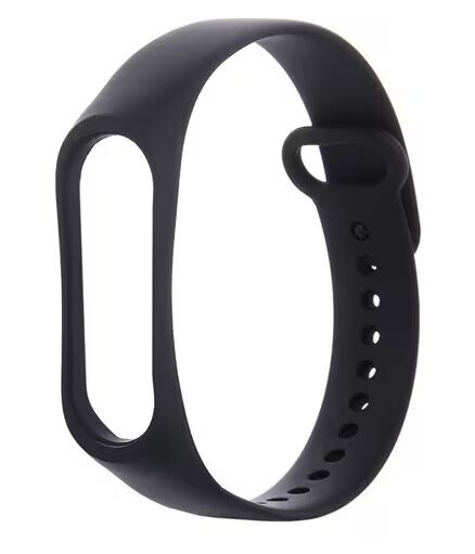 Slitesterkt silikonarmbånd for Xiaomi Mi Band 7 - Svart