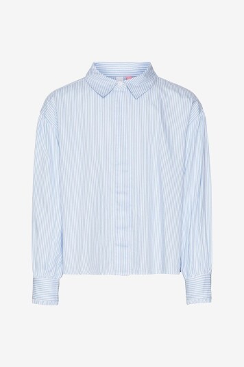 Vero Moda Girl Skjorte vmPinny LS Shirt Wvn Girl Hvit