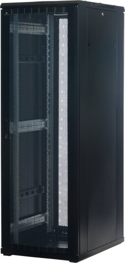 Rockstable Rs19-6837Pp Frittstående Hylle 37U 800 Kg Nøkkellås Rack Skinner Justerbare Bein