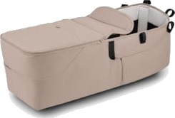 Bugaboo Donkey 6 Liggedel Tekstil Til Tvillingvogn Deserttaupemelange