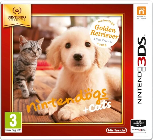Nintendogs + Cats: Golden Retriever & Nye Venner Nintendo 3DS spill