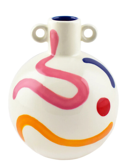 Que Rico Vase - Lucía - Pintura Locura - Multi/patterned - 31.5 CM Que Rico Vase - Lucía - Pintura Locura - Multi/patterned - 31.5 CM